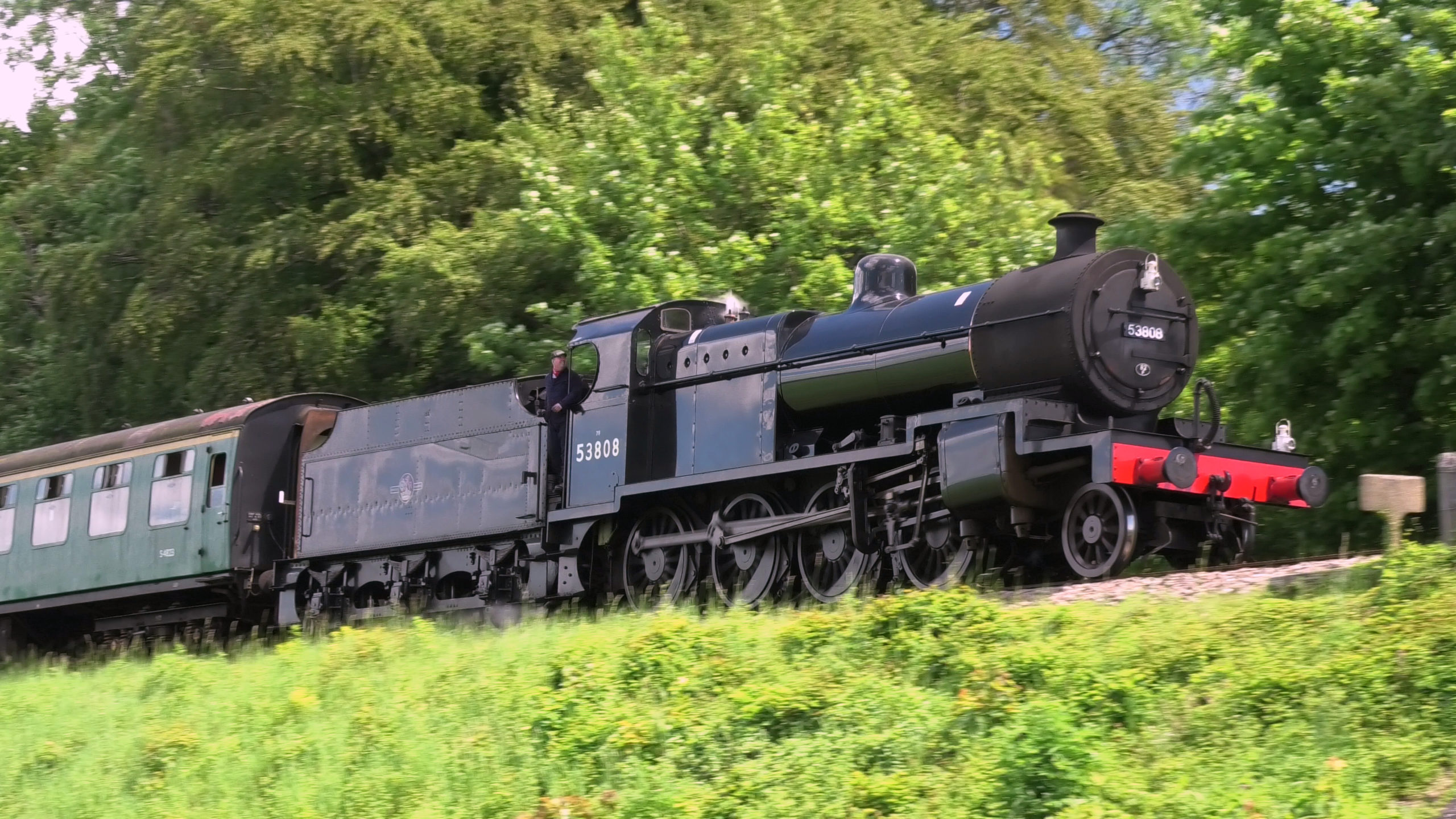53808 between Ropley and Medstead - from video.