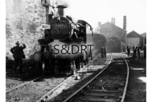 41307 on LCGB S&D Rail Tour, Highbridge, 05-03-66