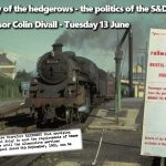 A talk on the politics of the S&D closure by Colin Divall