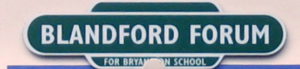Blandford Forum for Bryanston - S&D station totem sign fridge magnet
