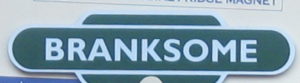 Branksome - station totem sign fridge magnet