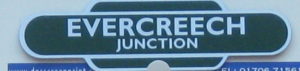Evercreech Junction - S&D station totem sign fridge magnet