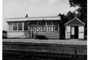 Highbridge S&D waiting room on platform 5, 1960s