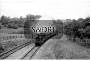 No. 1334 on local passenger service, Wincanton, 06-07-38