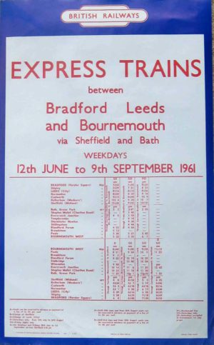 S&D Express Train Poster