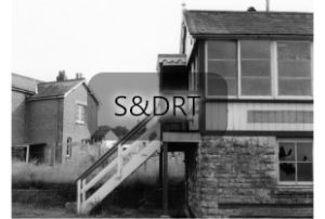 West Pennard signalbox from north, c.1966 (2)