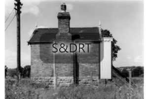 West Pennard signalbox from the rear, c.1966