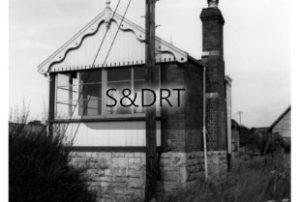 West Pennard signalbox from west end, c.1966 (2)