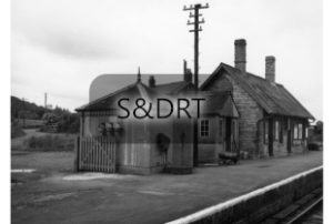 West Pennard station, looking west, 1960