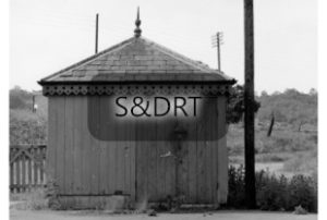 West Pennard, tariff shed from north (viewed from opposite platform) c.1966