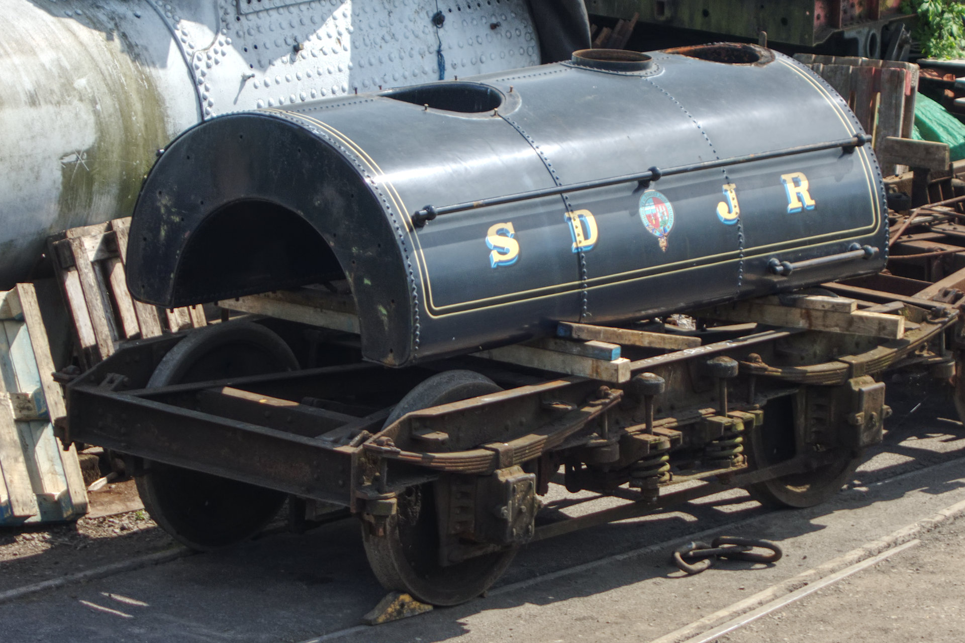 Kilmersdon's saddle tank at Ropley