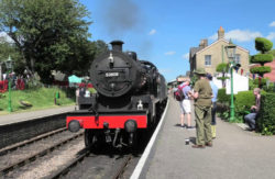 53808 at Ropley station