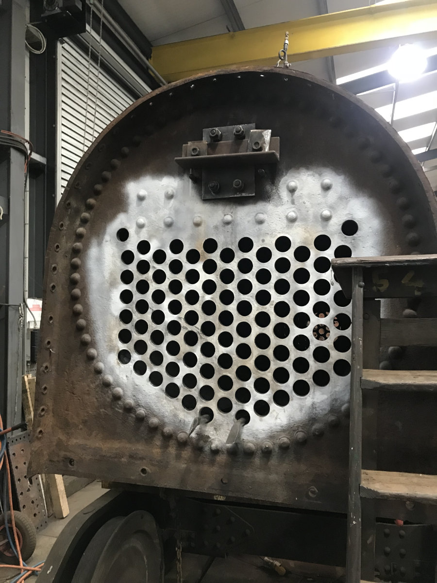 Kilmersdon's boiler wrapper tubeplate