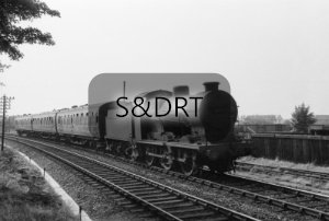 No. 30539 on ex-Salisbury/Fordingbridge passenger service, Branksome Triangle, 20-07-61