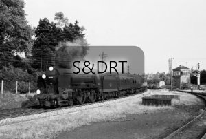 No. 30901 'Winchester' on Bournemouth-Brighton passenger service, Branksome Triangle, 20-07-61