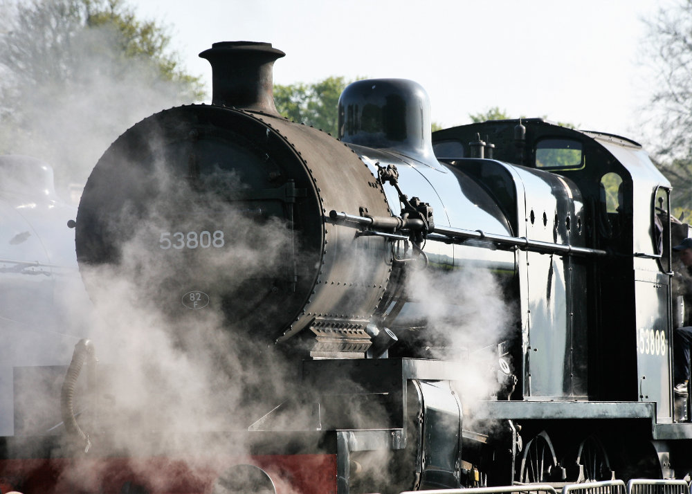 53808 at the Watercress Line Spring Steam Gala, 29-04-22