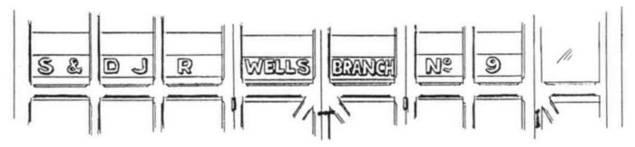 Wells brake van markings