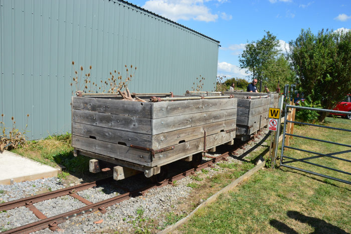 The Trust's peat wagons on the move