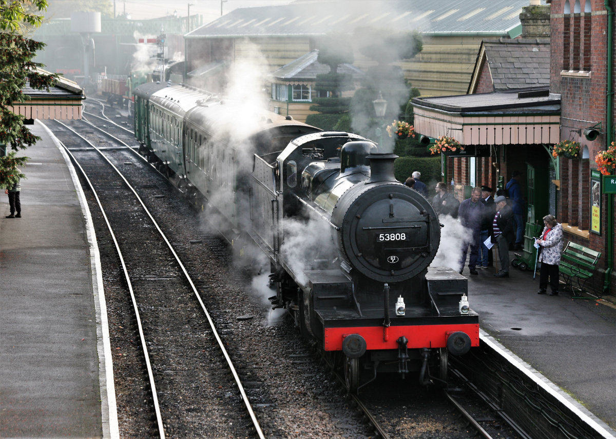 53808 at the Watercress Line Autumn Steam Gala