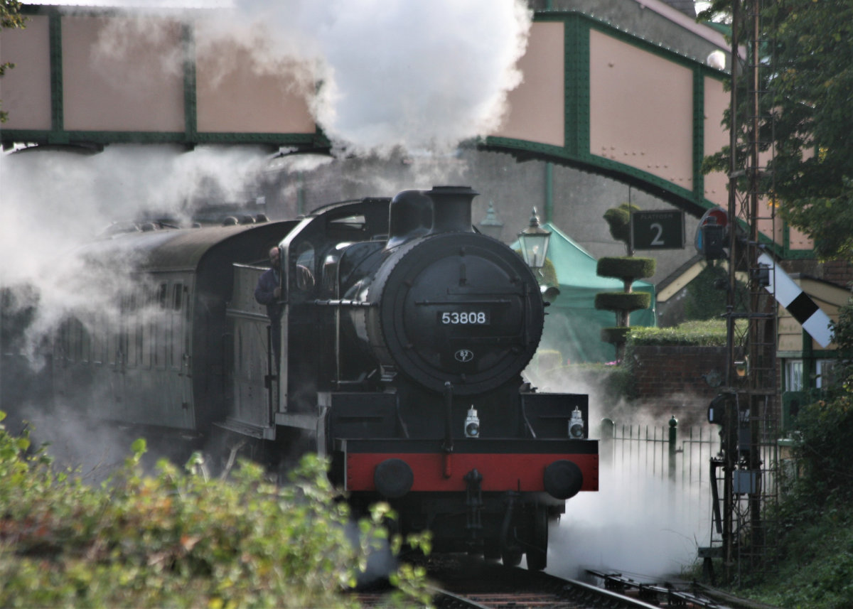 53808 at the Watercress Line Autumn Steam Gala