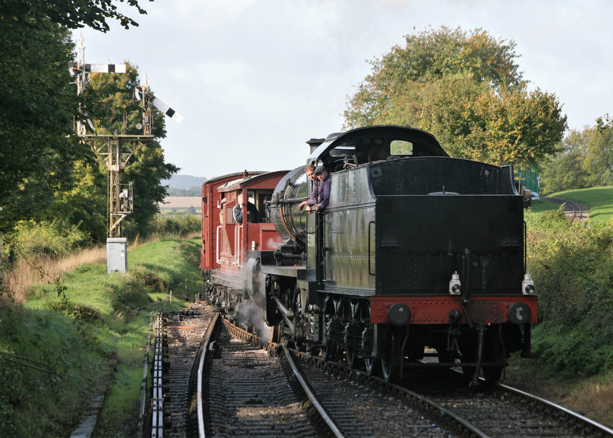 53808 at the Watercress Line Autumn Steam Gala