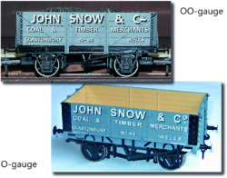 S&DRT bespoke-liveried model wagons: John Snow & Co., Glastonbury