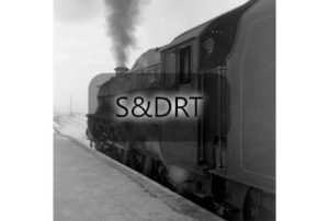 Blandford; Stanier Class 5MT No. 44814 on Down passenger service (1); G A Richardson