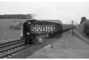 Barford St. Martin; Merchant Navy No. 35002 on passenger service, 1963; G A Richardson