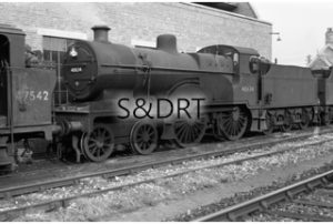 Templecombe; 40634 in light steam at Lower Yard, 1960; G A Richardson