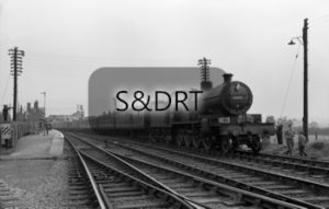 Evercreech Junction; 53808 on Ian Allan 'Western Sunset' railtour, 22-09-62 (2); G A Richardson