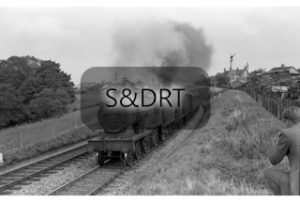 Chilcompton; 40569 and 44422 on Cleethorpes-Exmouth service; G A Richardson