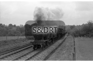 Winsor Hill; 40634 & 92006 on through passenger service, 1961; G A Richardson