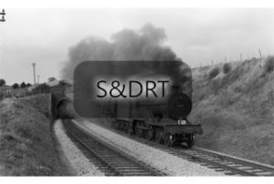 Chilcompton Tunnel; 40564 and 34045 'Ottery St. Mary' on Down 'Pines Express', 1961; G A Richardson