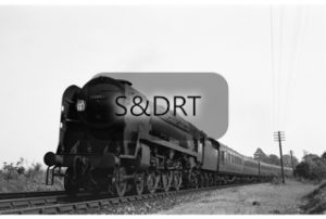 Oakley (Basingstoke); West Country Class No. 34045 'Ottery St. Mary' on passenger service, 1960; G A Richardson