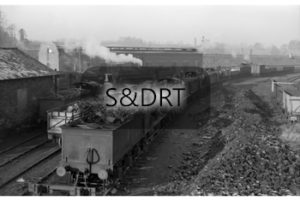 Templecombe; Lower Yard with 40126, 73047 and five 3Fs, 1960; G A Richardson