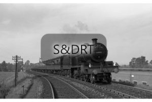 Templecombe; 53804 on Stephenson Locomotive Society S&D Railtour, 11-09-60 (1); G A Richardson