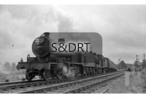 Templecombe; 53807 & 44558 on Home Counties Railway Society Somerset & Dorset railtour, 07-06-64 (2); G A Richardson