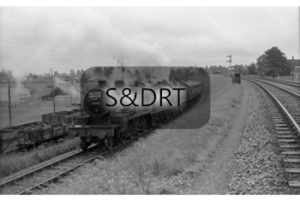 Templecombe; 53807 & 44558 on Home Counties Railway Society Somerset & Dorset railtour, 07-06-64 (1a); G A Richardson
