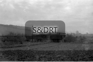 Hodmoor; 41249 on 4pm Down service crossing Bridge 185, 1956; G A Richardson