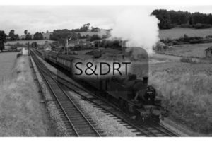 Cole; 41296 on Down passenger service, 1960; G A Richardson