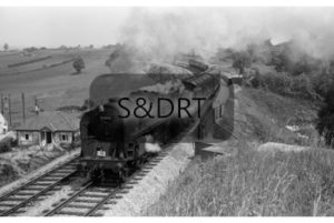 Chilcompton; 92001 on Nottingham-Bournemouth service, 1961; G A Richardson