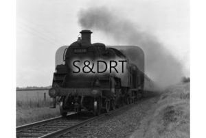 Hammoon; 82039 & 44559 on 3.40 pm Up passenger service; G A Richardson