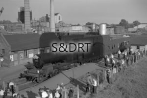 Bailey Gate station; 53804 on LCGB's 'The South Western Limited' railtour (2), 18-09-60