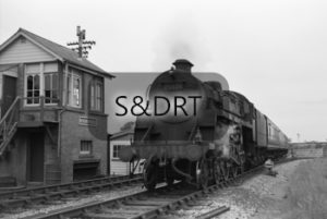 Moorewood; 75071 on Down local passenger service, 1962; G A Richardson