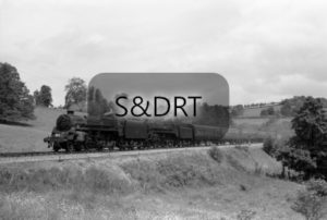 Midford; 75072 and 73051 on Down 1O91 Nottingham-Bournemouth service, 1962; G A Richardson