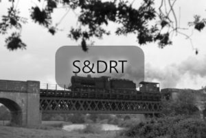 Blandford; 44102 crossing River Stour with Down goods service in rain, 1960; G A Richardson