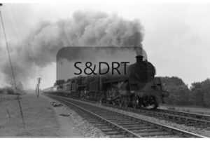 Masbury; 75027 & 73051 on Up through service, 1961 (1); G A Richardson