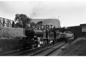 Broadstone; 53804 on LCGB’s ‘The South Western Limited’ railtour, 18-09-60; G A Richardson