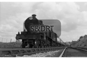 Chilcompton; 53806 on 1O91 Nottingham-Bournemouth service, 1962; G A Richardson