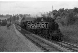 Shoscombe; 75023 & 75027 on Up through service, 1962; G A Richardson